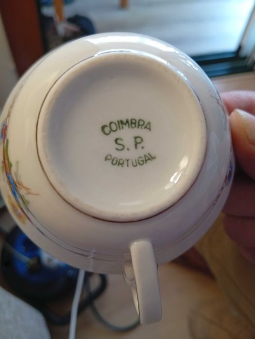 Serviço de Café / Chá Antigo - Porcelana de Coimbra (S.P.)