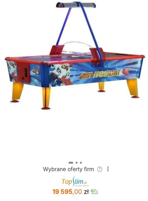 Cymbergaj WIK Gold 3 air hockey 6ft Dom profesionalny DOWÓZ gwarancja raty