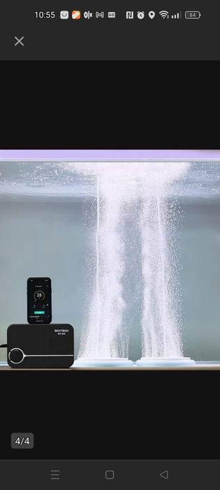 Pompka do akwarium napowietrzacz BOXTECH BT-K2 regulowana Cicha 5W WYD