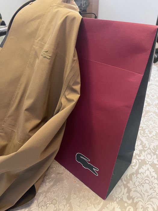 Lacoste casaco/gabardine impermeavel