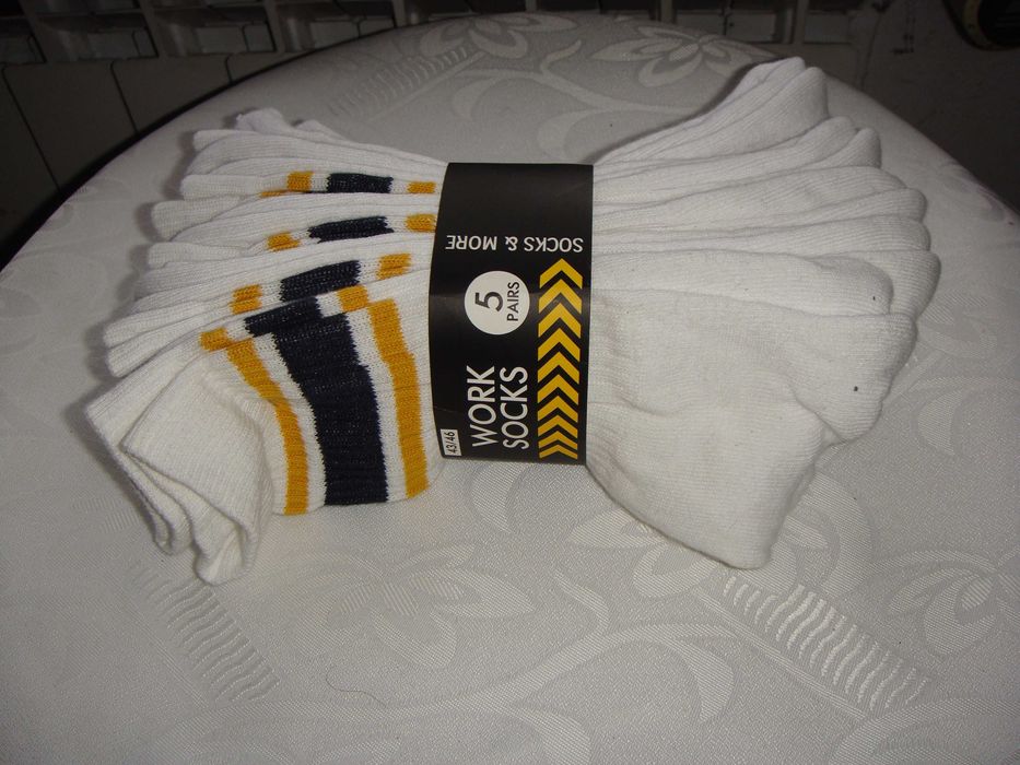 NOWE  - Skarpety  Męskie  Bawełniane  ,,,  5  - Sztuk