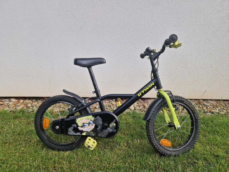 Rower dziecięcy BTWIN 500 Dark Hero 16 cali
