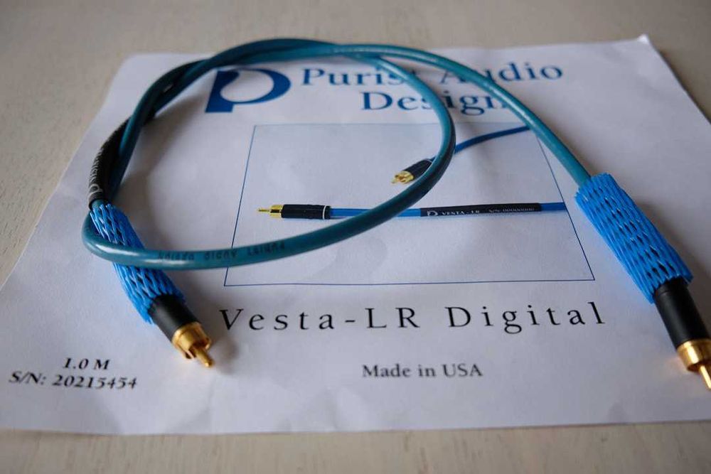 Purist Audio Design Vesta Coaxial 1m RCA-RCA