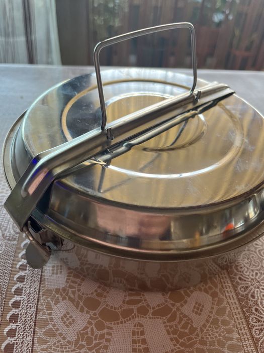 Marmita de inox puro nova