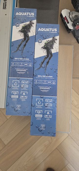 Panele winylowe Aquatus SPC Weninger Dąb Pasadena jodełka 5m