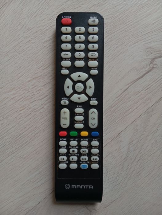 Pilot orginalny do tv Manta ze Smart tv.Okazja!