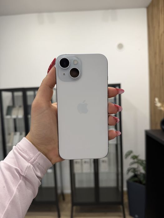 Telefon iPhone 15 128GB Biały Apple Gwarancja ITrade