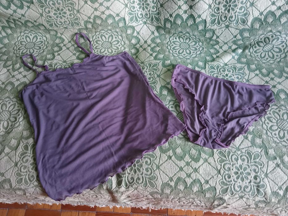 Conjunto roupa interior novo, lilás
