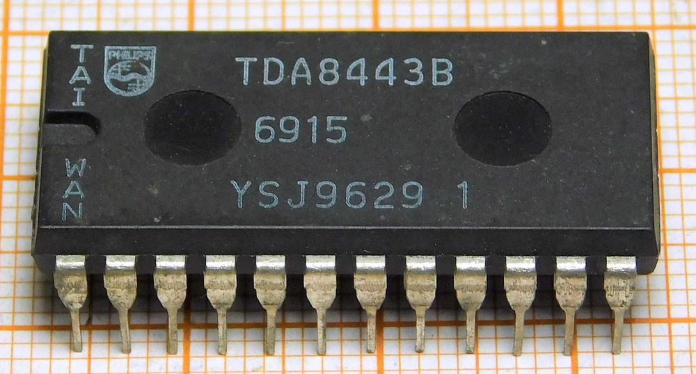 Układ TDA8443B szeregowy cyfrowy przetwornik DAC [033]