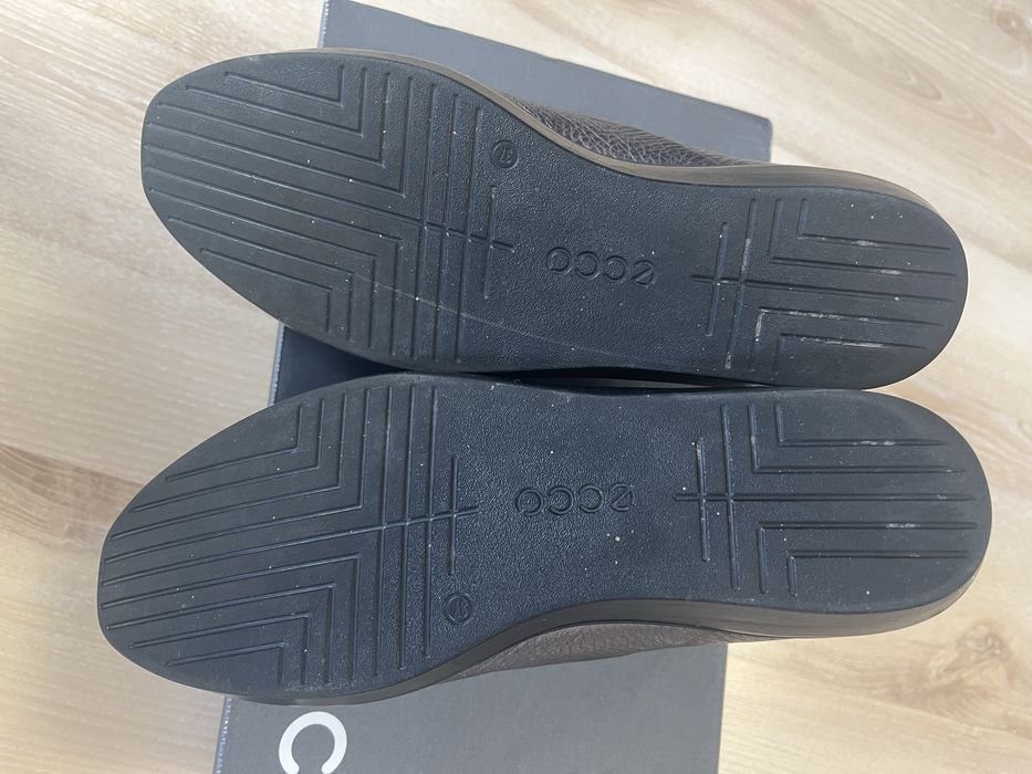 ECCO  р.37 Туфли макасины полуботинки