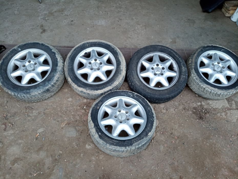 Komplet 5 alufelg 15 Mercedes Benz c220 w203 2.2cdi