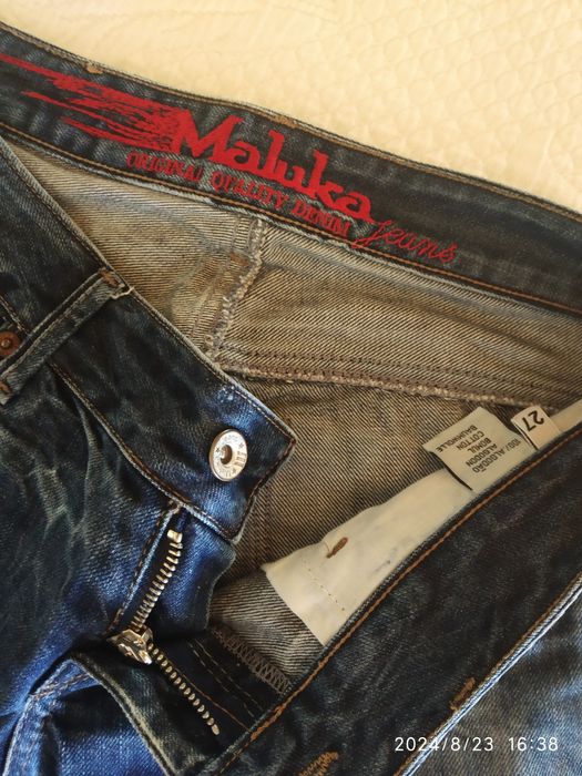 Calças de ganga de cintura baixa