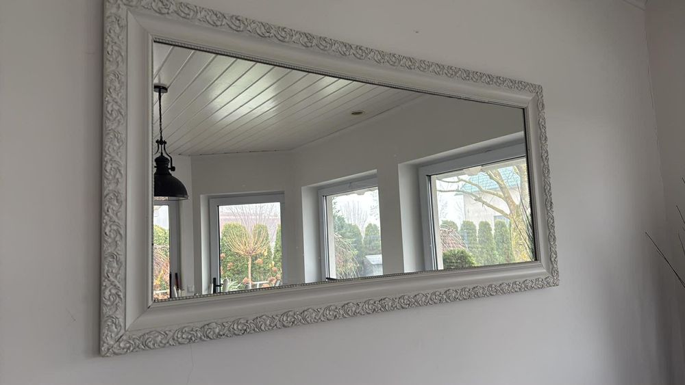 Lustro w ramie zabytkowej vintage retro antyk