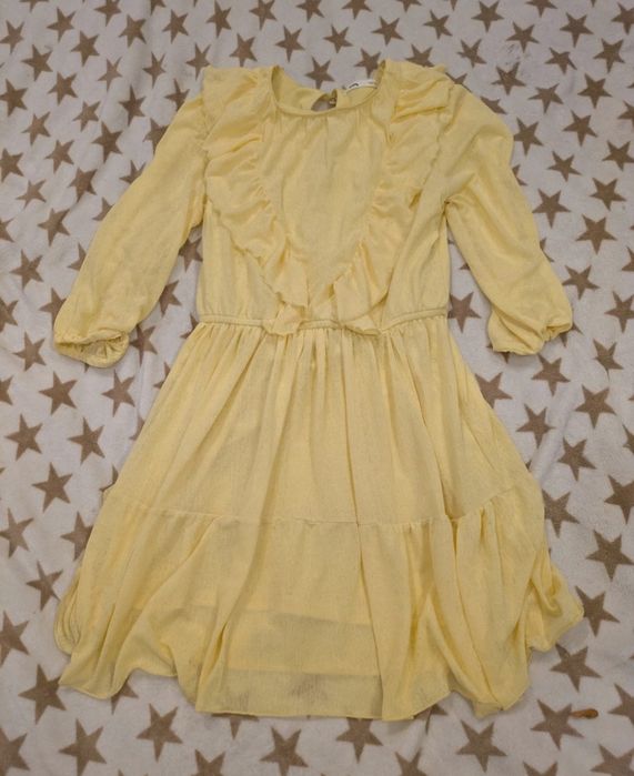 Sukienka żółta letnia