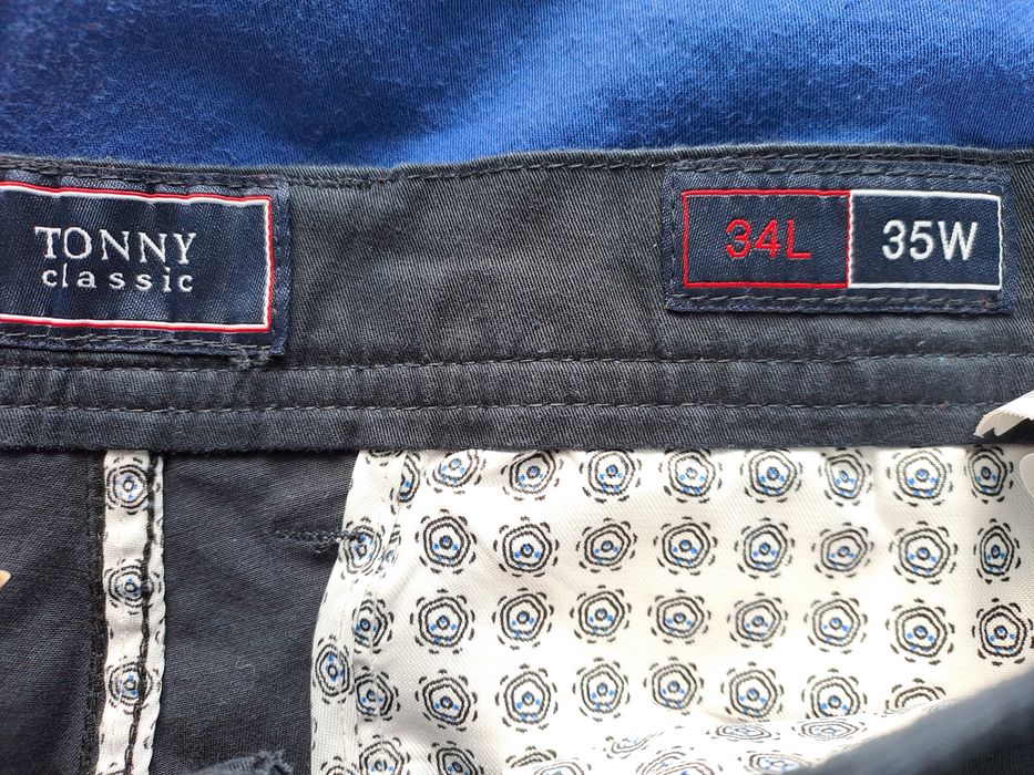 Spodnie męskie granatowe