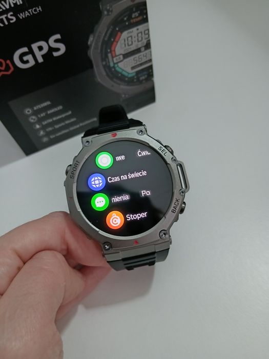 Smartwatch meski GPS wodoodporny