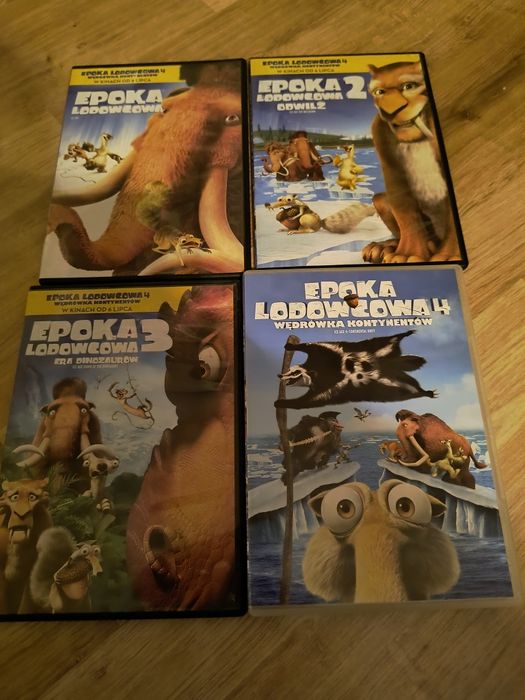 Bajki dvd Epoka lodowcowa 4 płyty