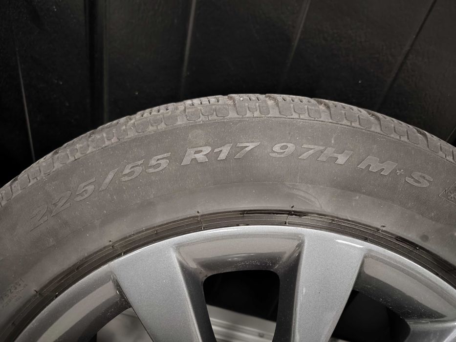 Oryginalne felgi 17 5*112 audi a6 + opony zimowe. Cena za Komplet