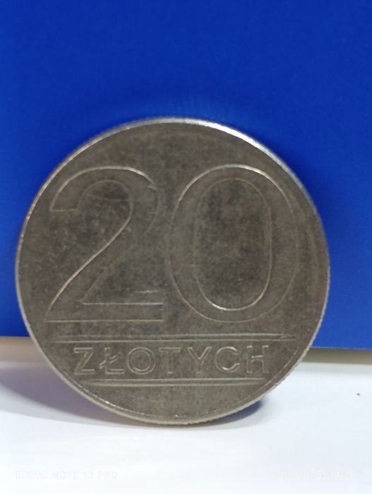 20zł z 1986r. Średnica 26.5mm