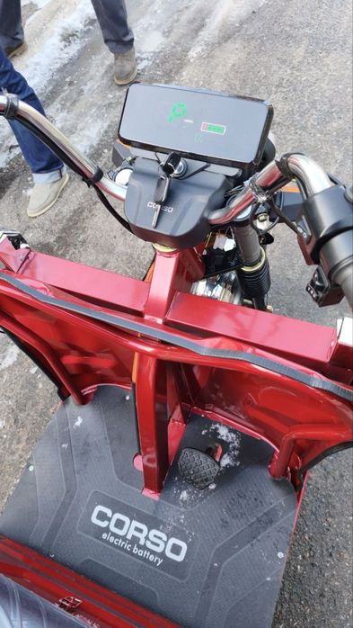 Електричний вантажний трицикл Corso 1200w