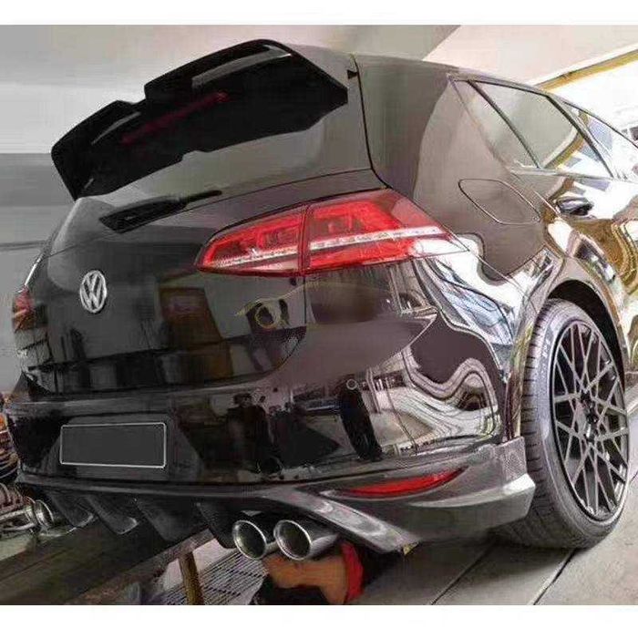 Карбоновий дифузор на Golf 7