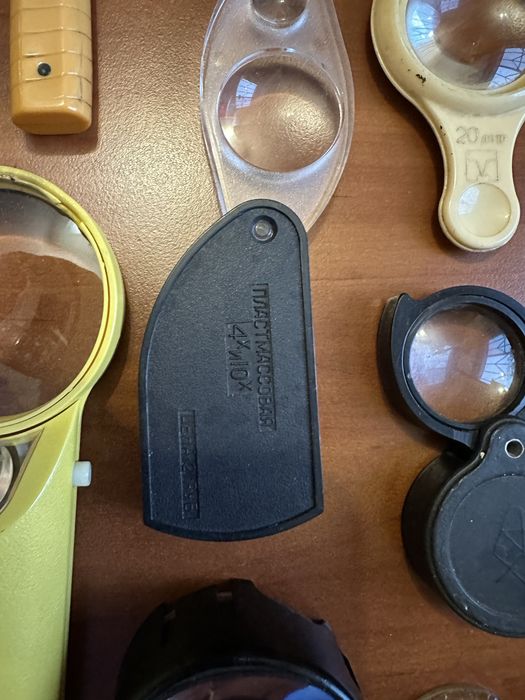 Лупа, увеличительное стекло  ссср