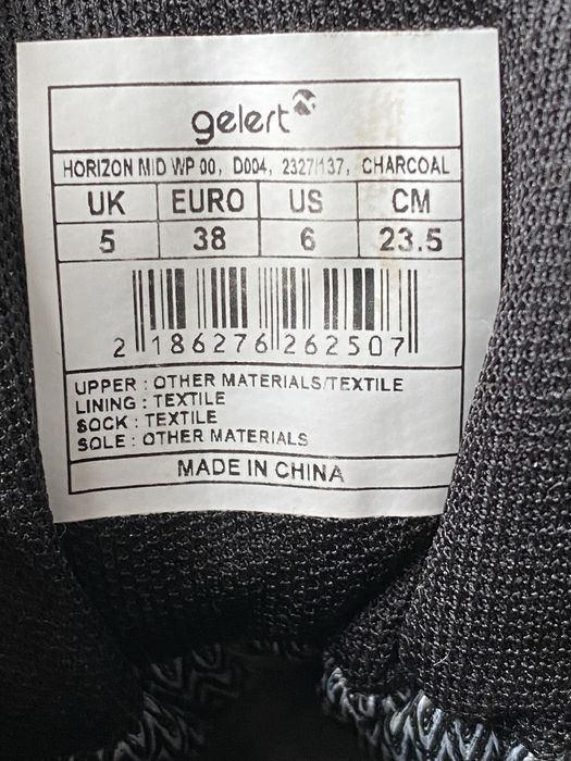 Ботинки женские трекинговые Gelert Великобритания