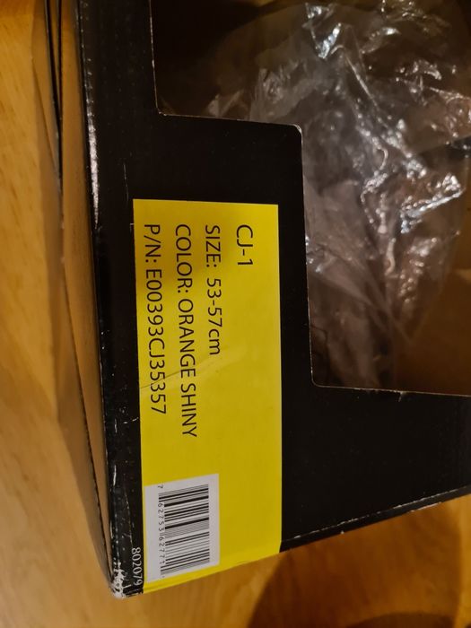 Kask Carrera narciarski pomarańczowy rozmiar 53 - 57 cm