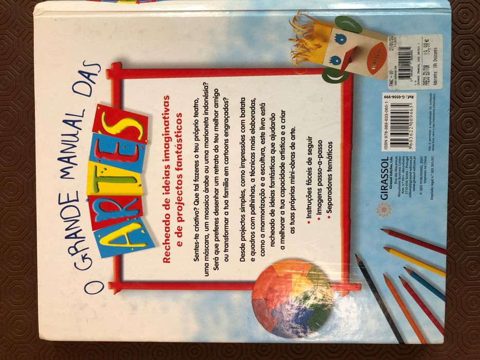 Livros O Grande Manual das Artes e Brinca e Cria