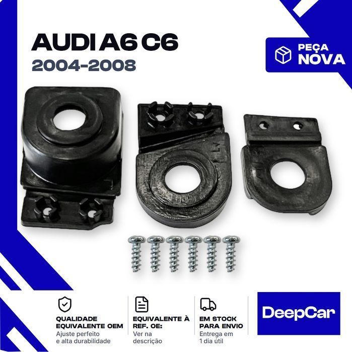 Suporte do farol Audi A6 C6 Frente Esquerdo (2004-2008) Peça Nova