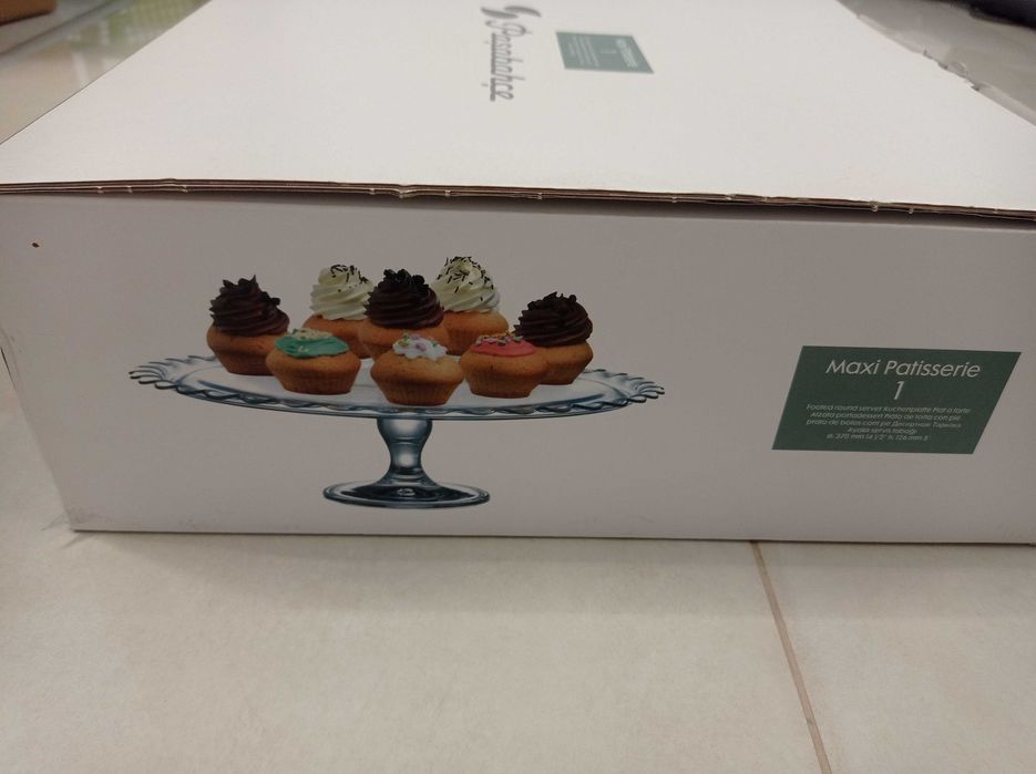 Patera na nóżce Patisserie Maxi 37 cm PASABAHCE