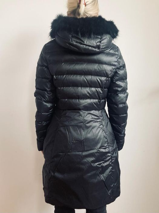 PINKO Płaszcz puch naturalny jenot roz. XS/S/ roz.36/S/8