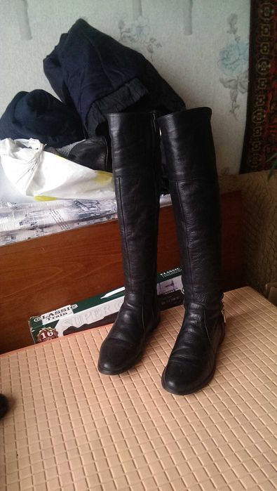 Кожаные сапоги-ботфорты  LAVORAZIONE ARTIGIANALE - Italy Design 37-го