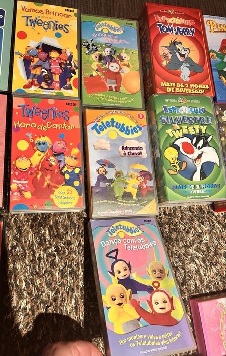 Coleçãa de cassetes VHS - Infantis