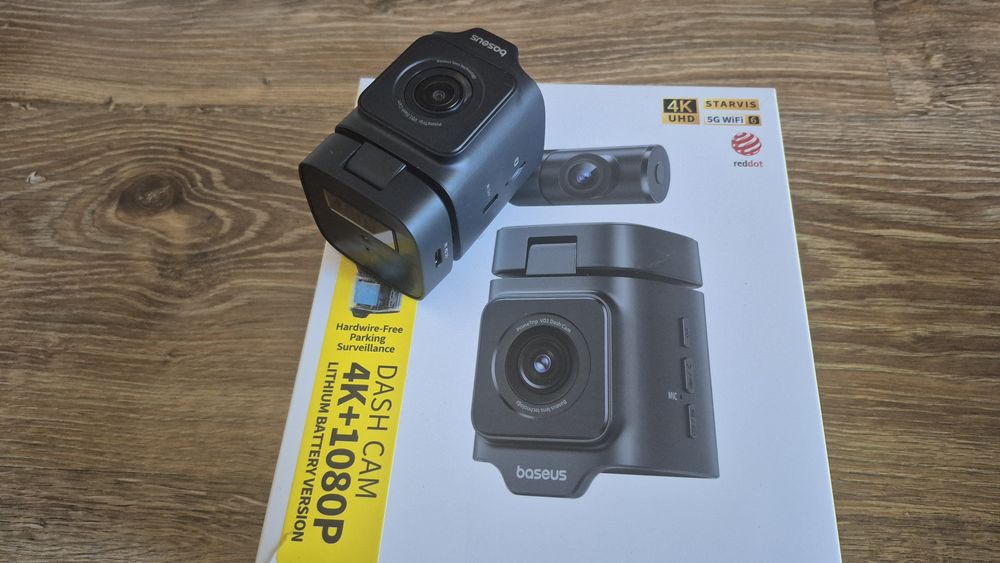 Wideorejestrator samochodowy 4K Baseus kamery przód+ tył