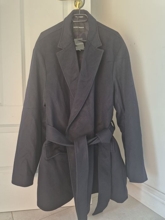 Płaszcz Emporio Armani męski elegancki rozmiar L -XL