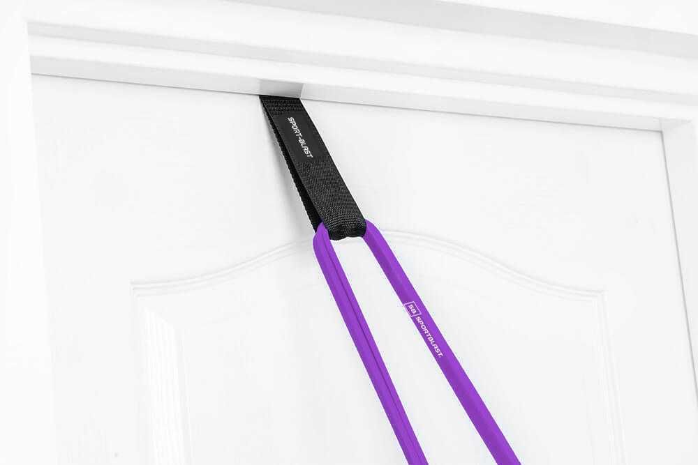 Uchwyt drzwiowy do taśm i gum treningowych zaczep kotwica na drzwi ŁDZ