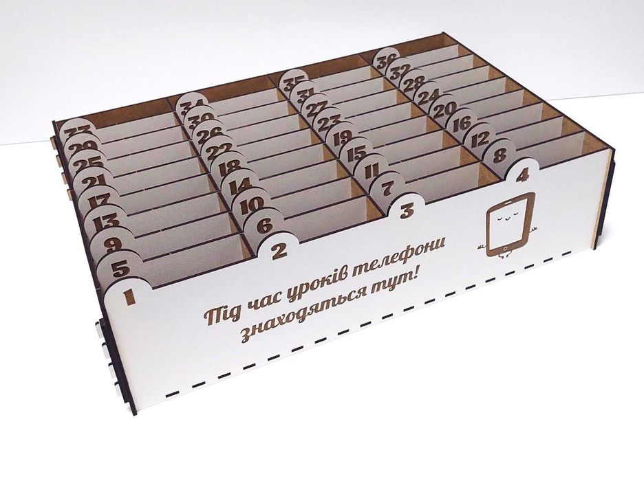 Органайзер для телефонів в школу, офіс.