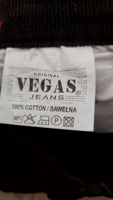 Spodnie sztruks Vegas Jeans 36 S Vintage