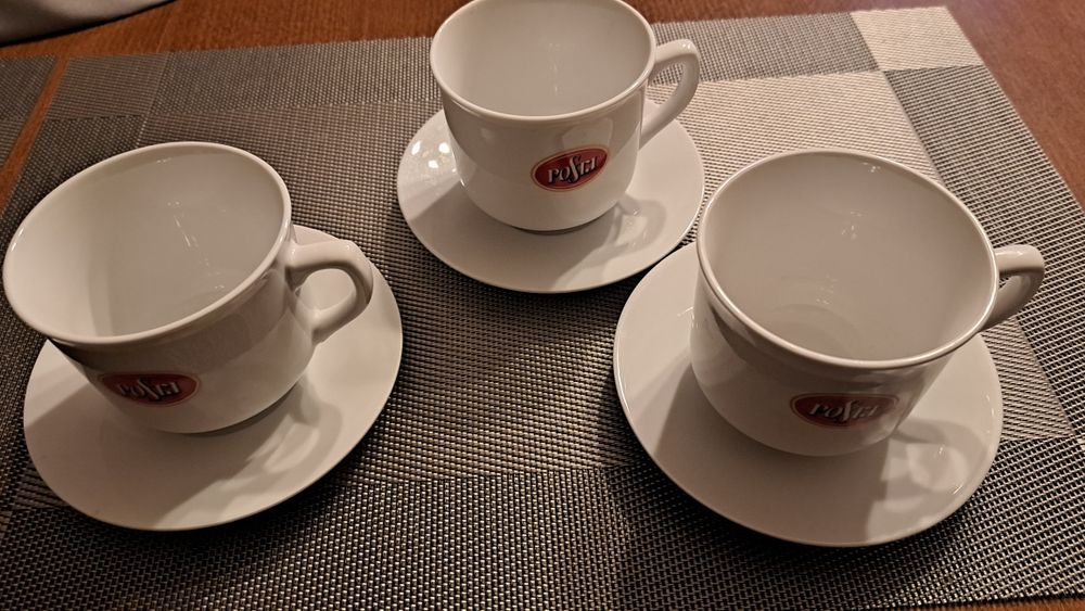 Filiżanki z spodkami Posti nowe nie używane