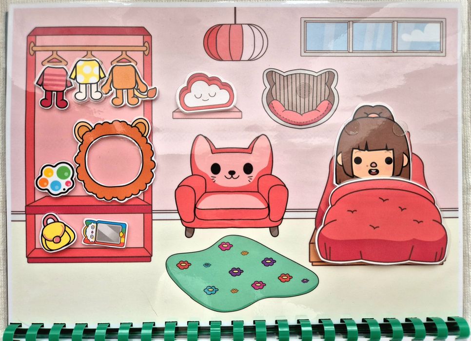 Książka gra na rzepach Toca Boca