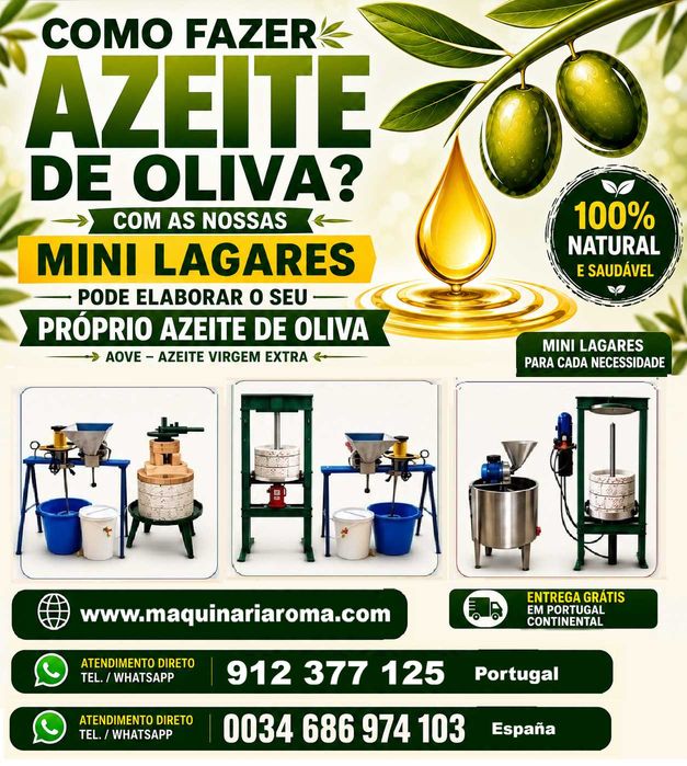 Lagar de azeite com Prensa com Macaco