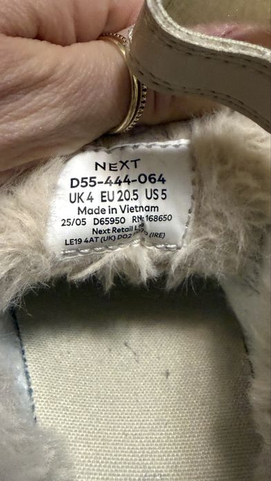 Зимові чоботи дитячі. 20,5 розмір next