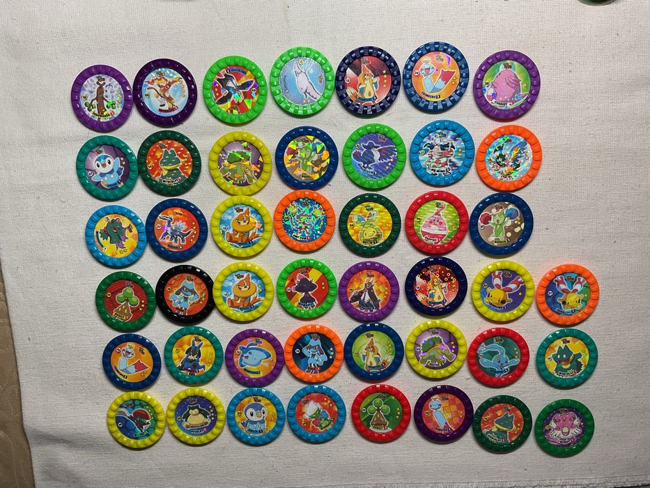 Tazos pokemon panini bollycao