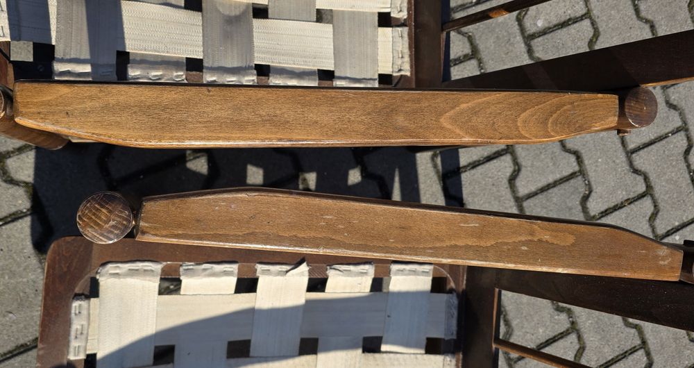 2 fotele drewniane do renowacji