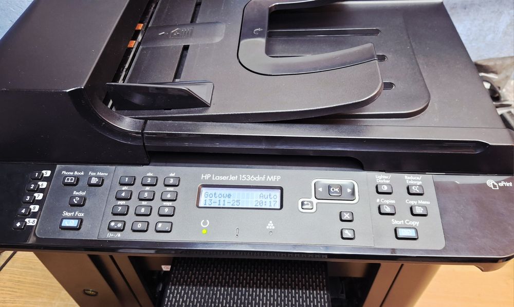 Drukarka Laserowa HP LaserJet 1536dnf  duplex sieć