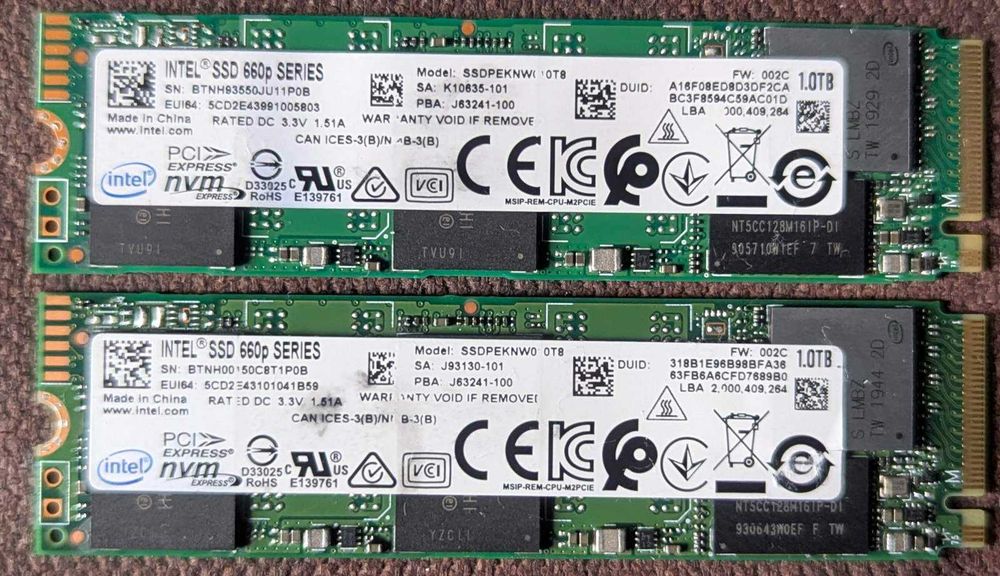 SSD M2 256-512-1-2TB