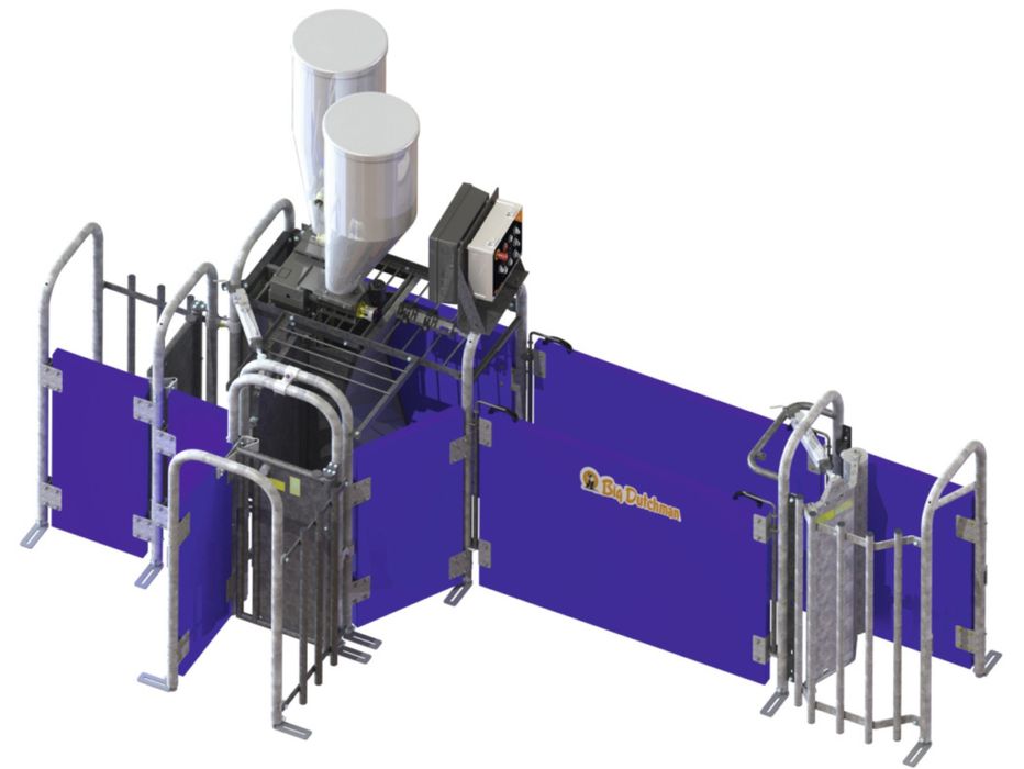 Maquina de alimentação de porcas