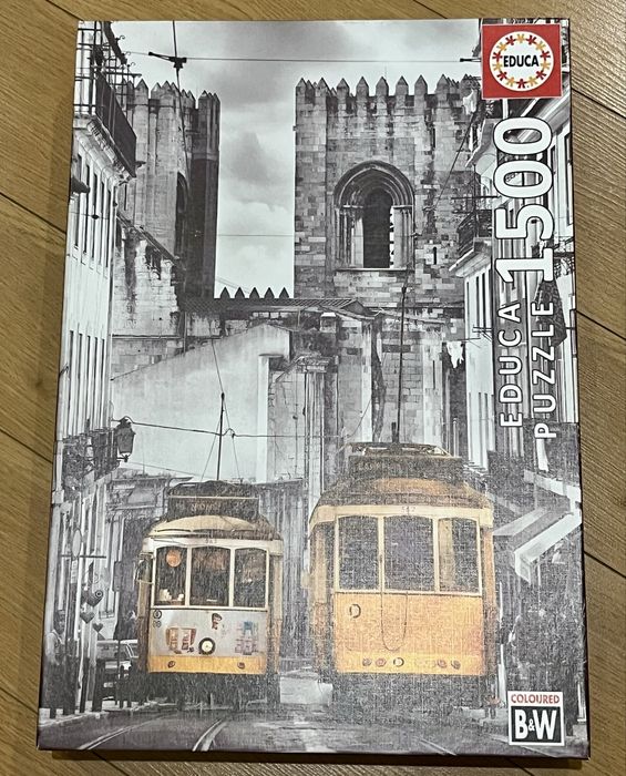 Puzzle EDUCA 1500 Peças – Elétricos de Lisboa – Ótimo Estado
