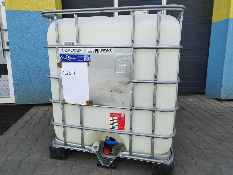 MAUZER/paletopojemnik 1000L PO SPOŻYWCE, CZYSTE